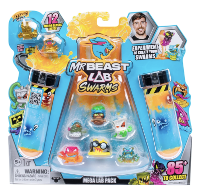 พร้อมส่ง - มิสเตอร์บีส MrBeast Lab Swarm Original และ Atomic Series ในแพคจะมีปีศาจถึง 12 ตัว